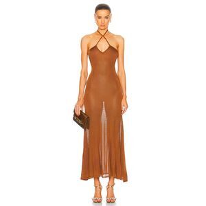 Tom Ford Brown Midi Dress